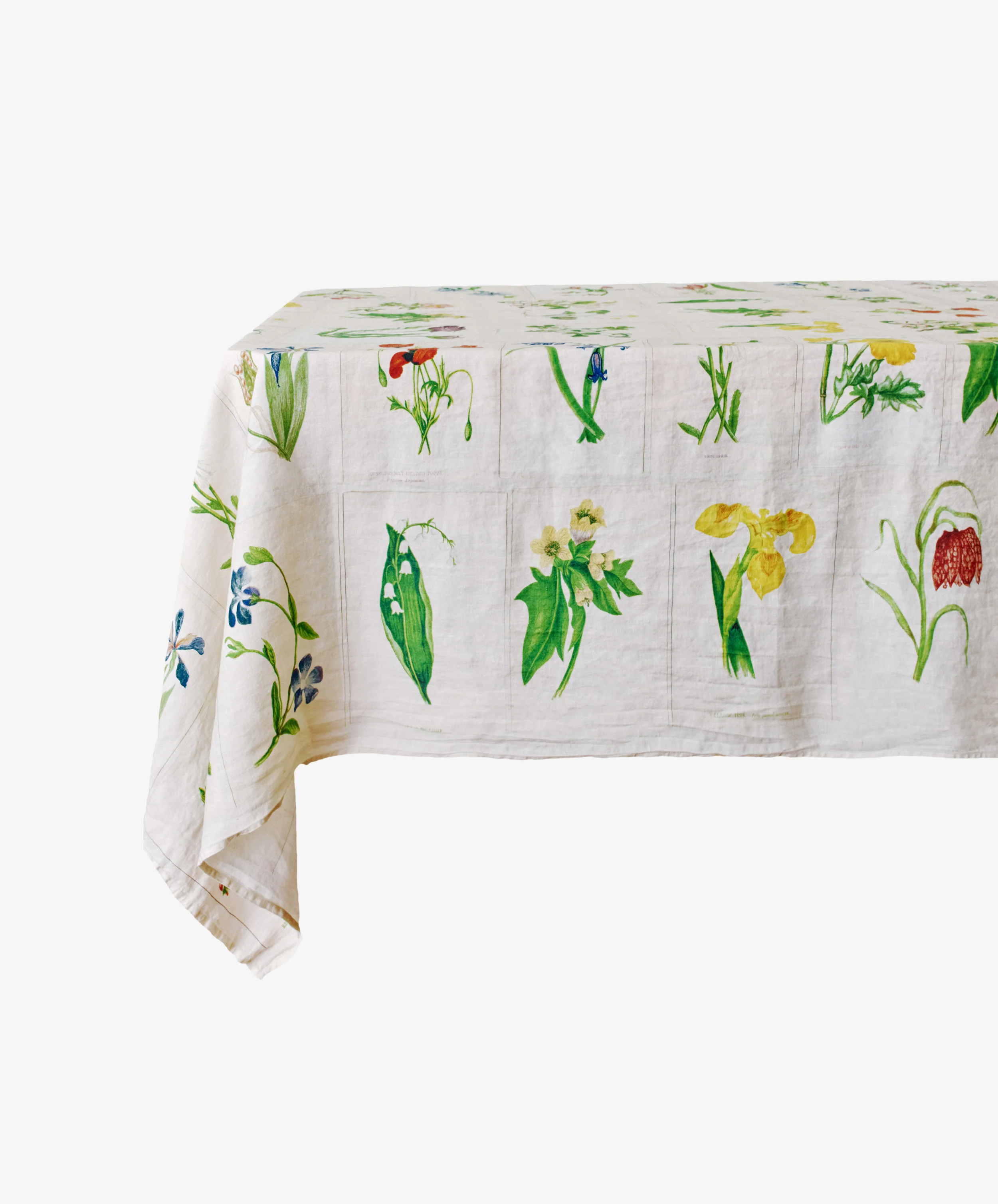 John Derian Botanical Tiles Tablecloth