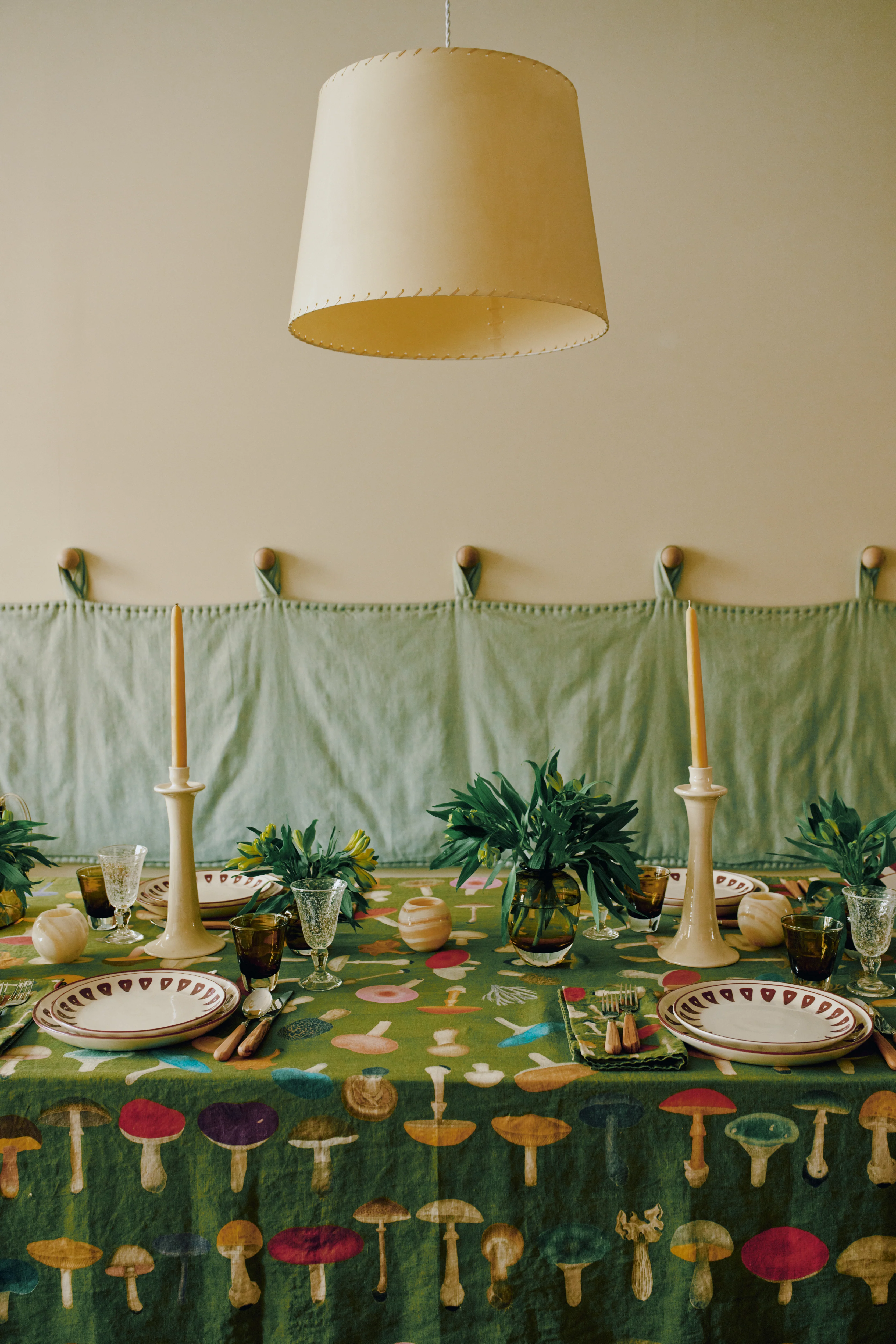 John Derian Fungi Tablecloth - Image 2