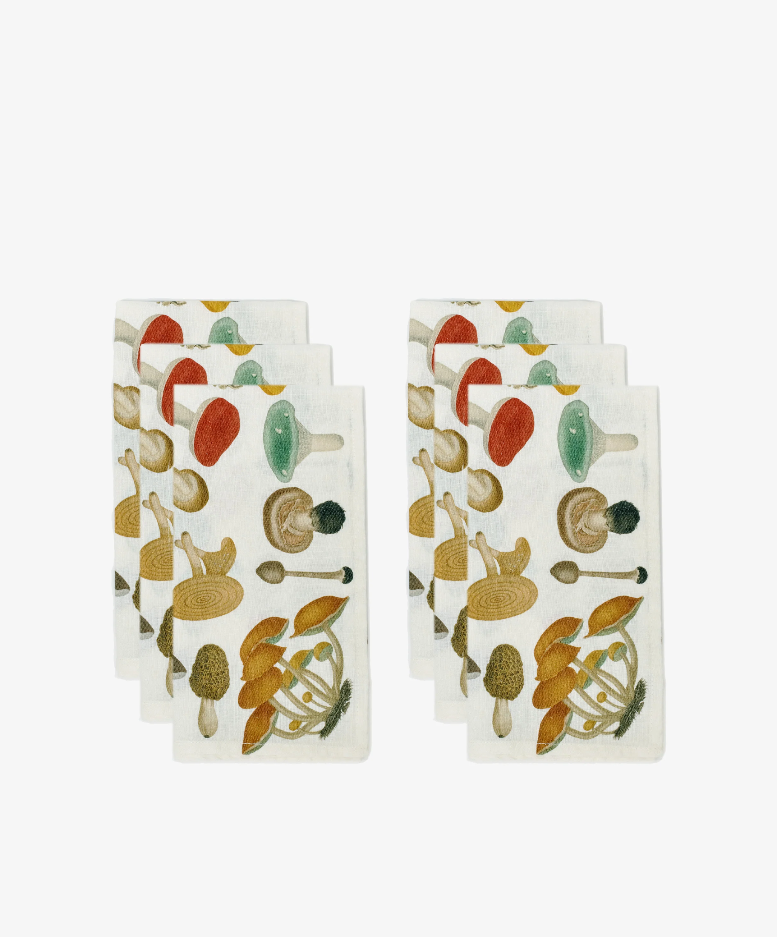 John Derian Fungi Napkin, Set of 6