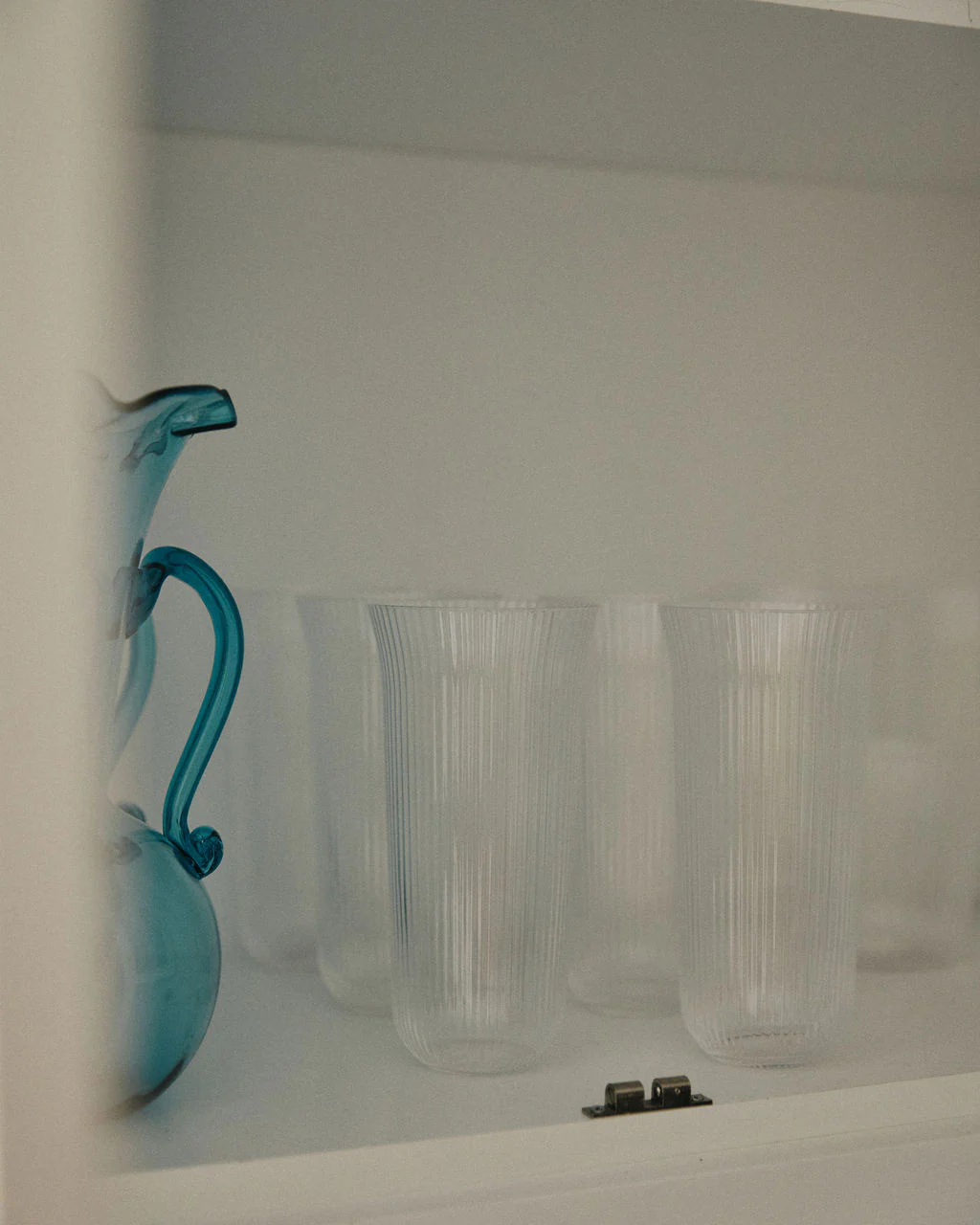 Linea Ribbed Water Glass, Set of 4 - Image 2