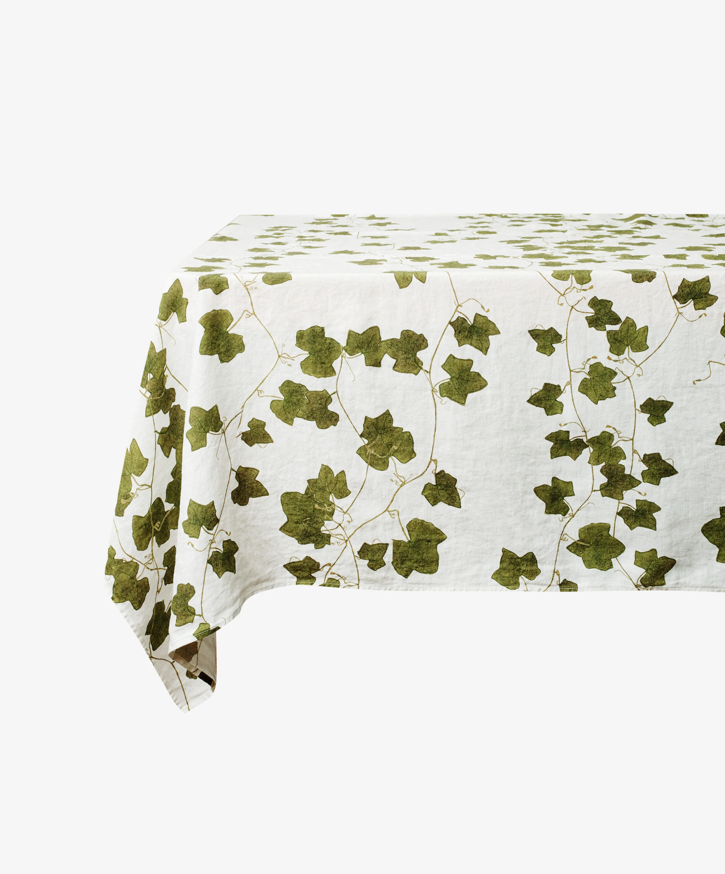 Ivy Herbarium Linen Tablecloth, Small