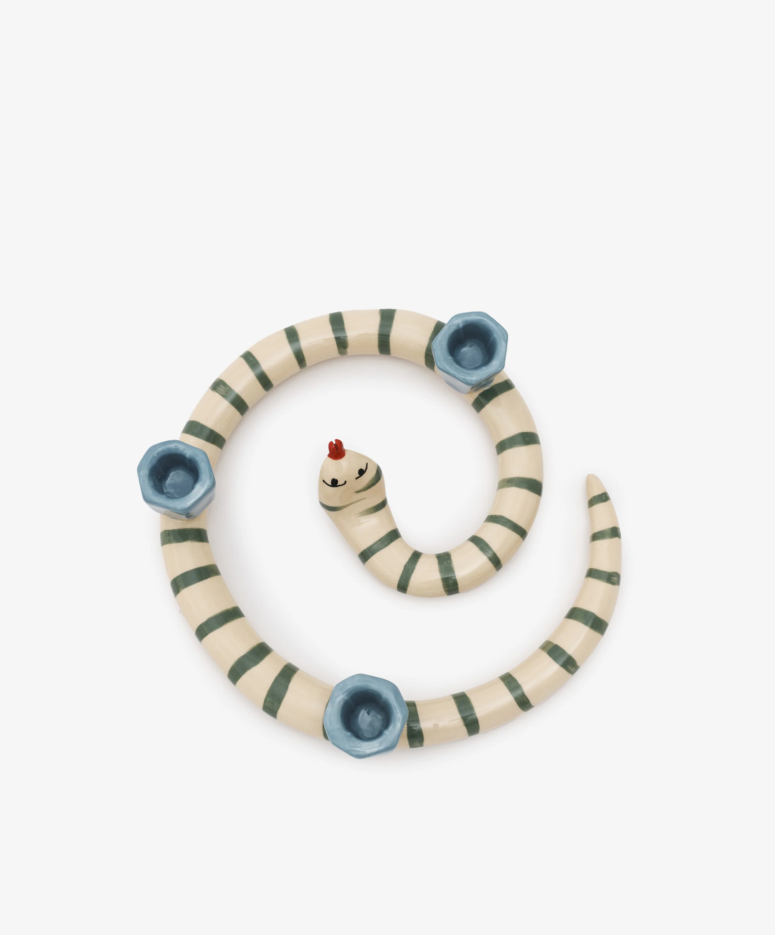 Sneaky Stripe Candleholder