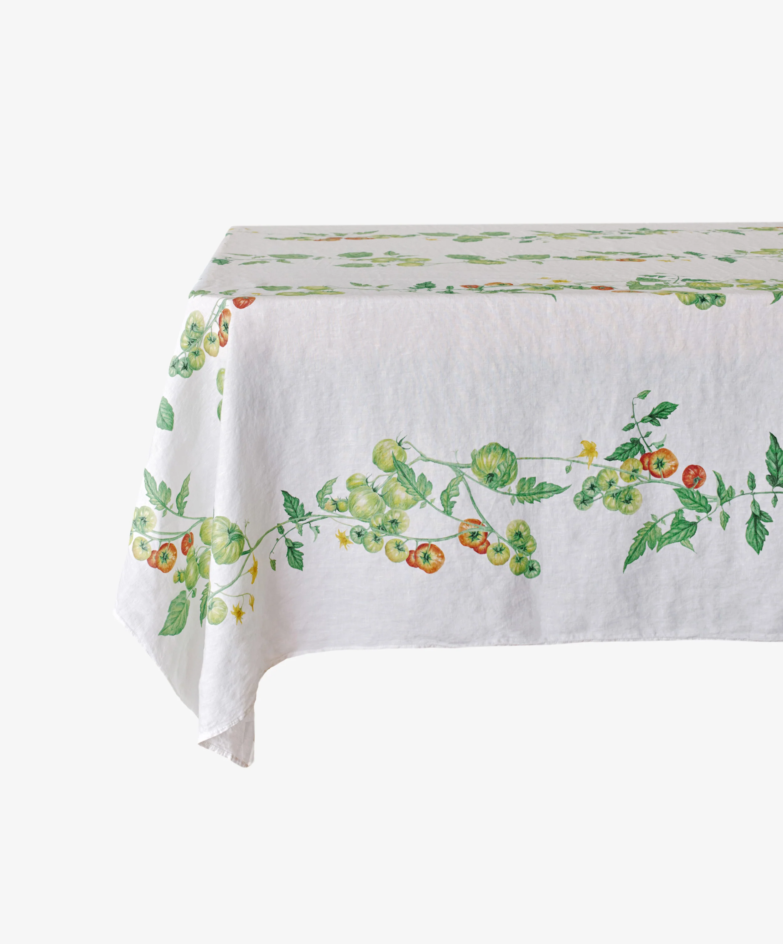 Tomate Verte Linen Tablecloth