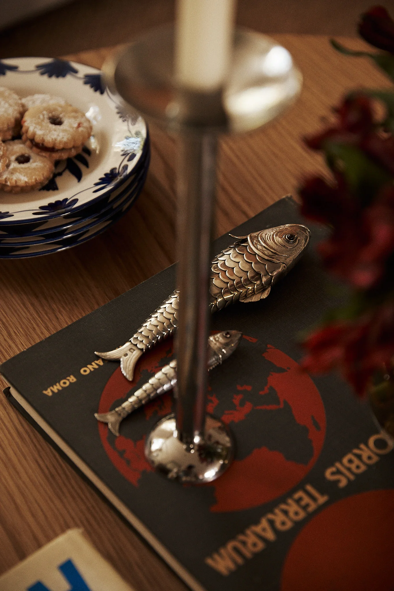 Vintage Silver Articulating Fish - Image 2